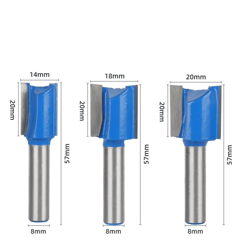 mũi mài phay gỗ thẳng cốt 8mm