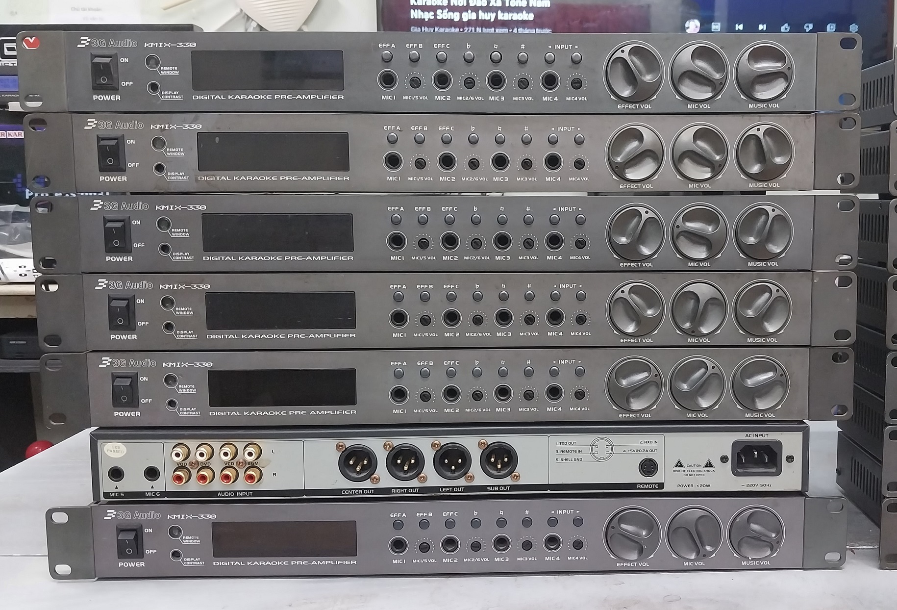 Vang Bãi  3G AUDIO -vocal king mixer karao hàng xịn (TẶNG KÈM GIẮC)