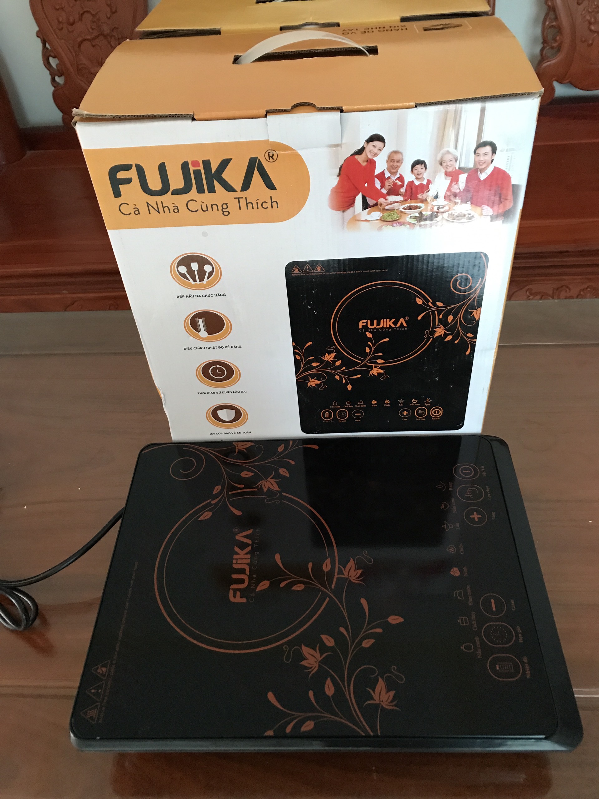 [ Tặng nồi ] Bếp từ đơn Fujika FJ-BT1920