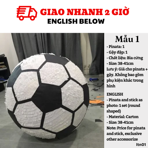 Pinata trái banh tròn KAB40