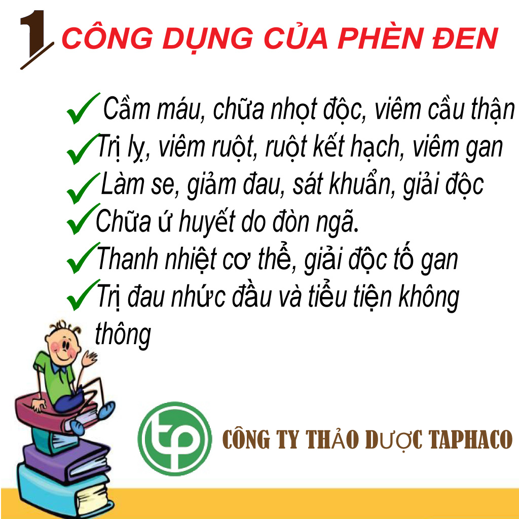Combo 3kg cây phèn đen sấy khô - Hàng loại 1 chất lượng cao