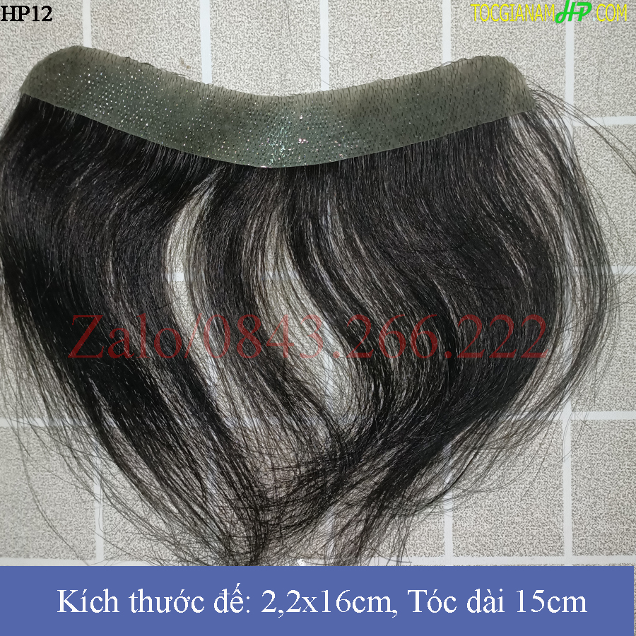 Tóc giả mái chữ M siêu da đầu che trán cao