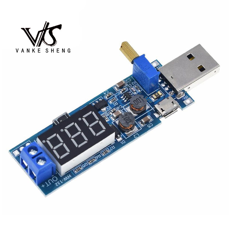 DC-DC 5V to 3.5V / 12V USB Step UP / Down Power Supply Module Adjustable Boost Buck Converter Out DC 1.2V-24V