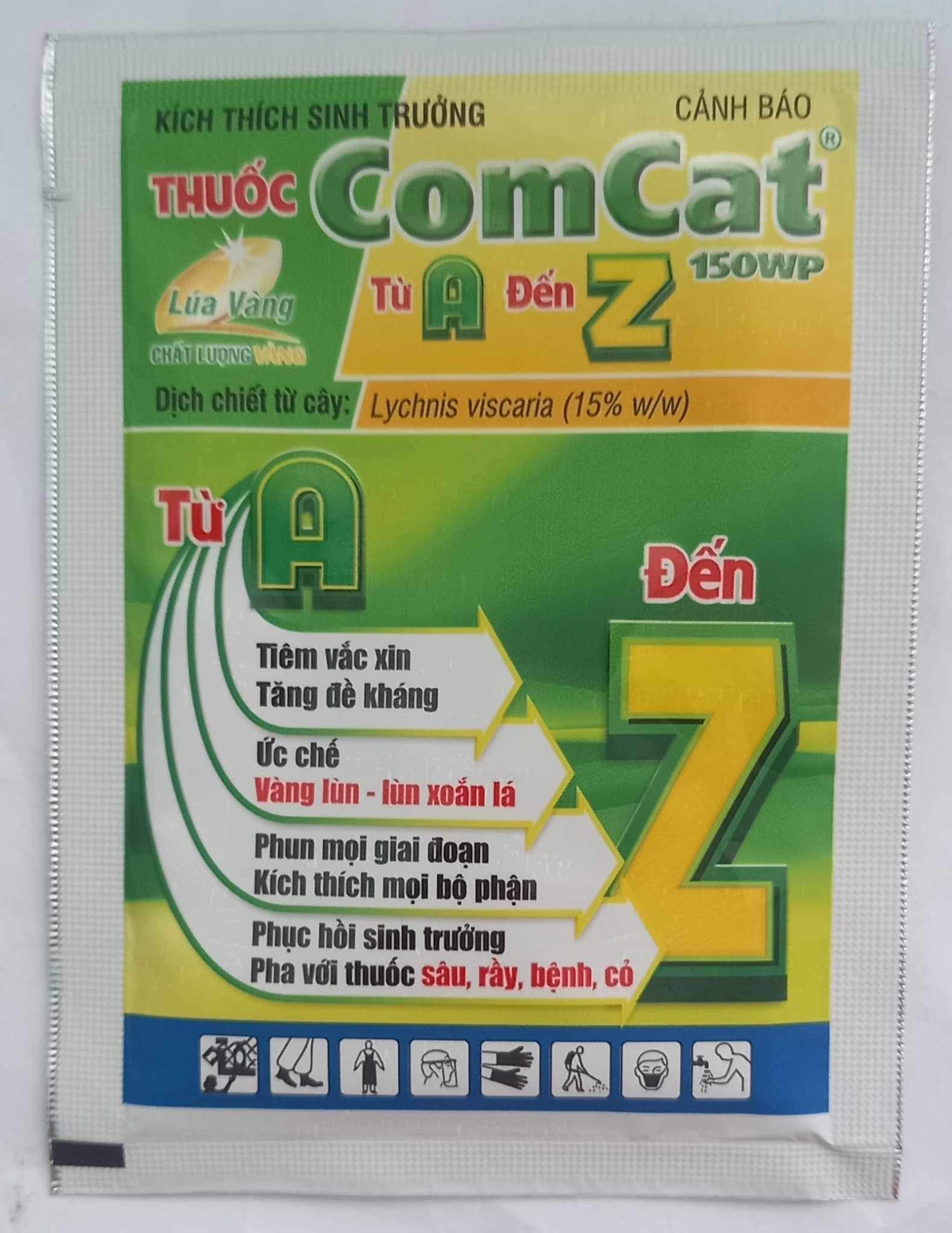 Phân Bón Lá kích thích sinh trưởng Comcat 150WP (gói 7.5g) cao cấp