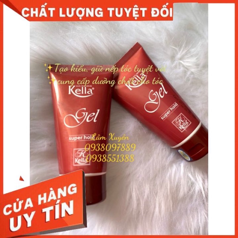 Gel vuốt tóc Kella 150ml tạo kiểu tóc giữ nếp tóc tuyệt vời không gây khô rít tóc óng mượt tự nhiên