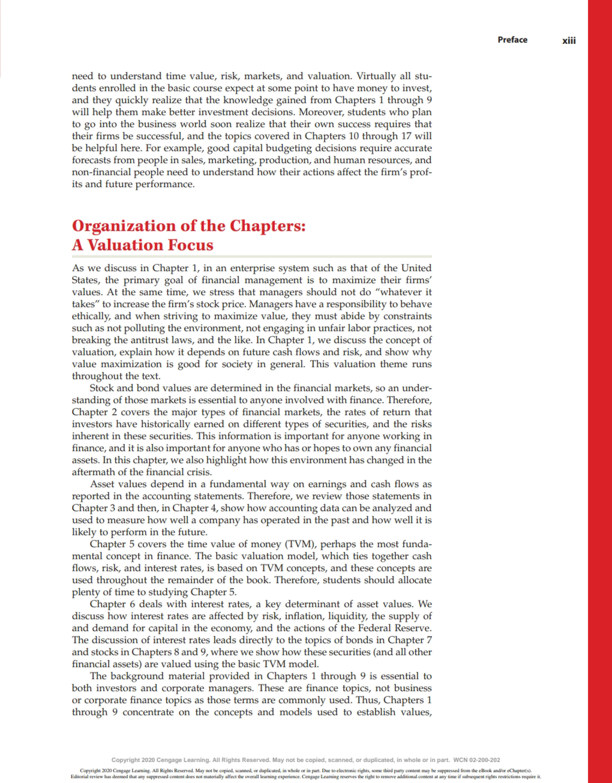 Fundamentals of financial management