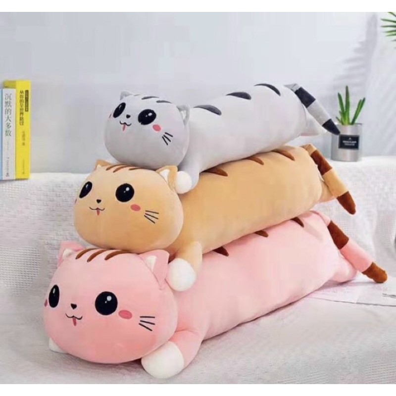 Gối Ôm Mèo Dáng Dài Cao Cấp - Mèo Bông