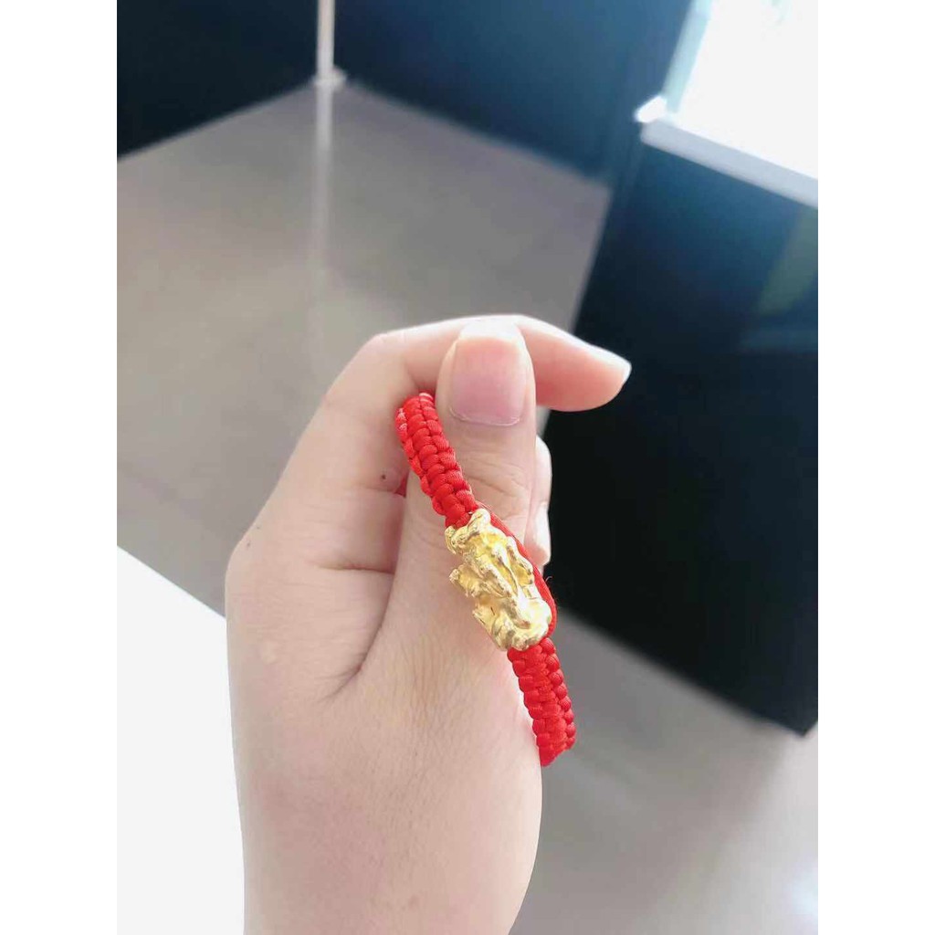 Vòng tay thắt bím chỉ đỏ tì hưu