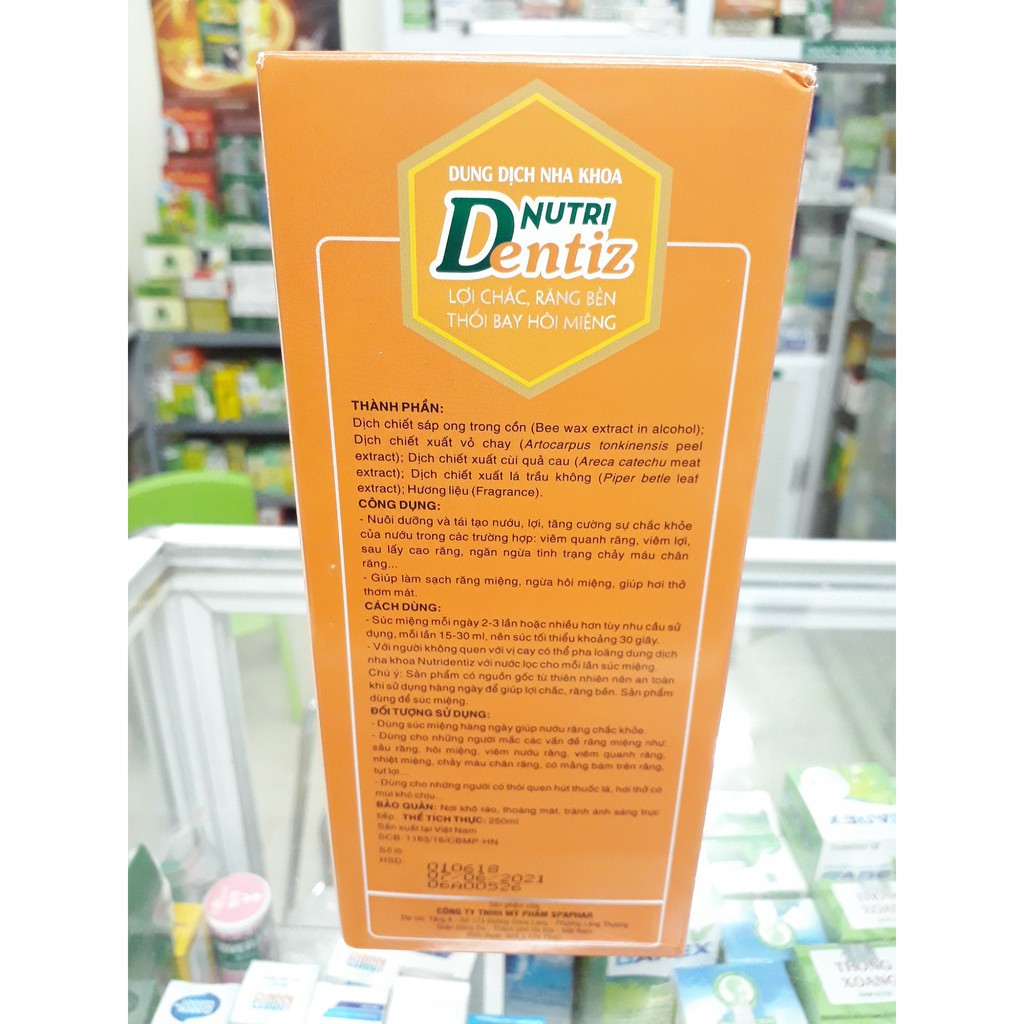 [HCM]Dung Dịch Nha Khoa NUTRIDENTIZ - Cho Răng Lợi Chắc Khỏe