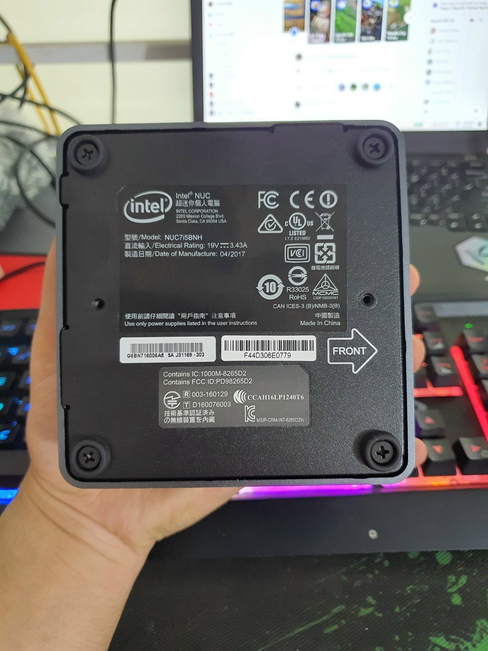 Adapter nguồn máy tính mini Intel DC 19v bảo hành 12 tháng