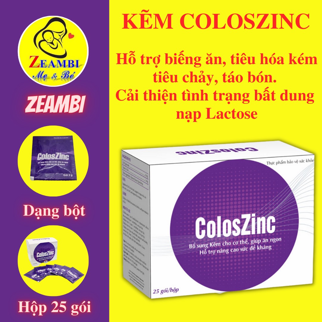 Kẽm hữu cơ ColosZinC