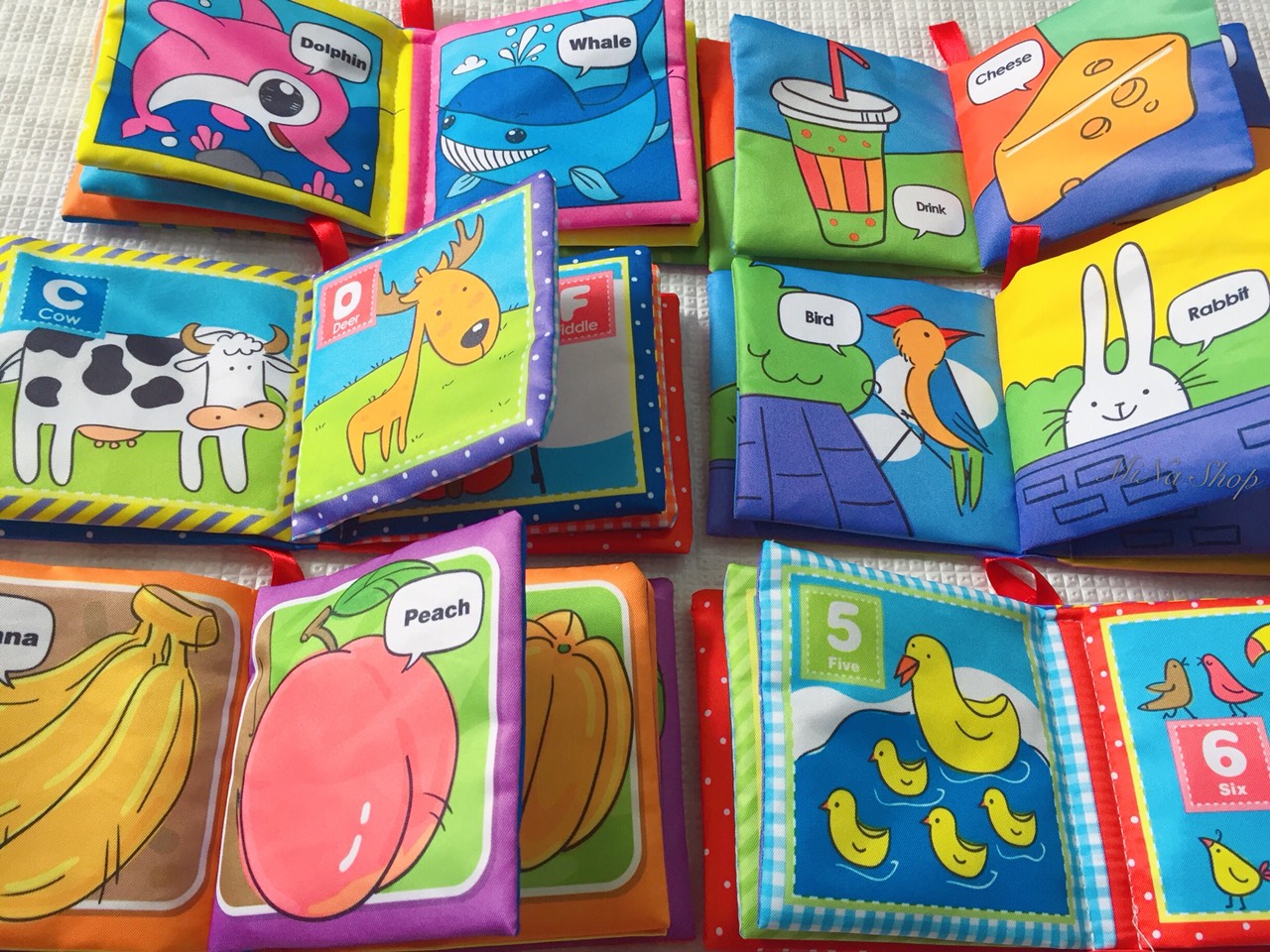 SET 6 QUYỂN SÁCH VẢI CHO BÉ SƠ SINH