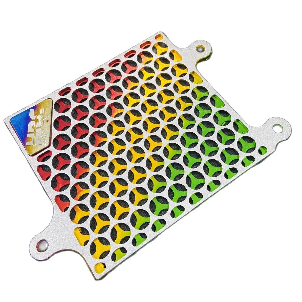 Che két nước, bảo vệ két nước kèm tem titan HRC cho Vario, Click, Airblade (Tặng kèm cục canh)