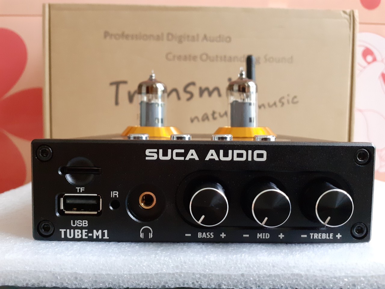 [HCM]BỘ PRE ĐÈN SUCA AUDIO TUBE M1 ĐỌC USBTHẺ NHỚBLUTOOTH 5.0.