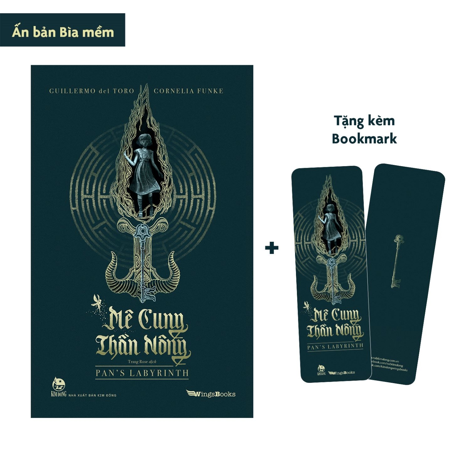 Fahasa - mê cung thần nông - pan's labyrinth - bìa mềm - tặng kèm bookmark