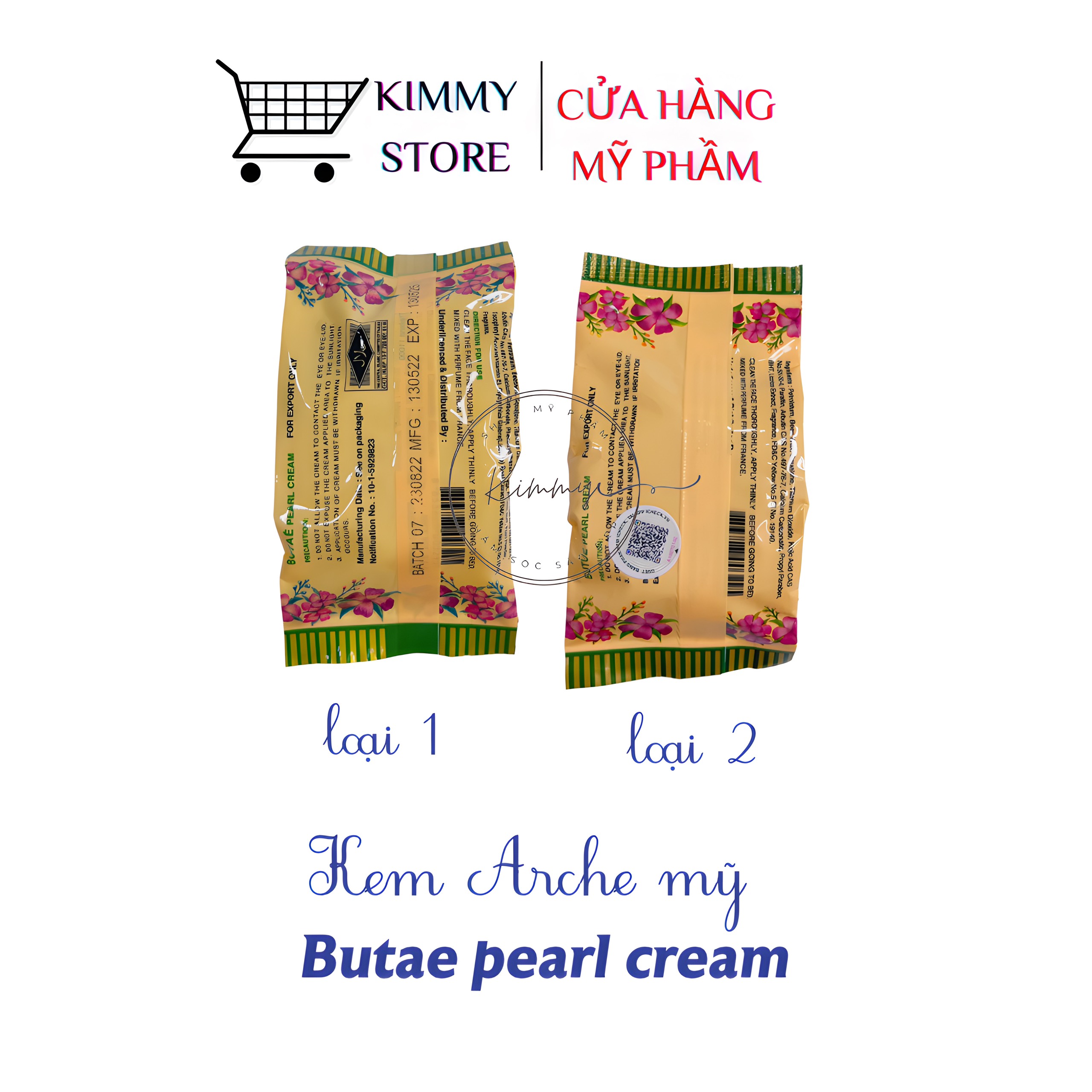 Lẻ hộp kem trắng da Arche Ac mỹ Butae