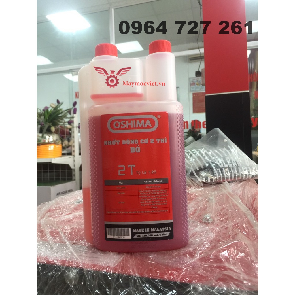 Nhớt động cơ 2 thì OSHIMA (1 lít)