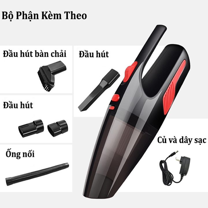 Máy hút bụi mini cầm tay không dây ( hút bụi , hút lông chó mèo)