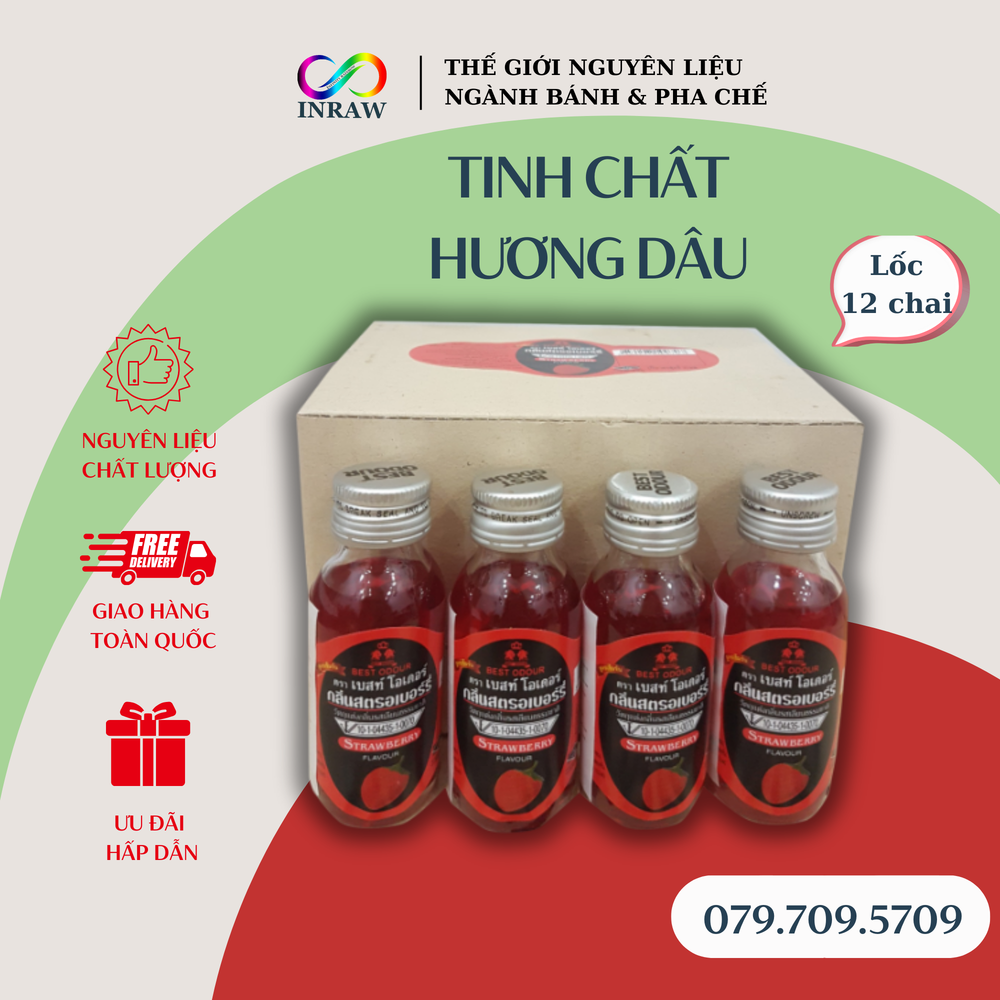Hương Dâu Best Odour Thái Lan 30ml
