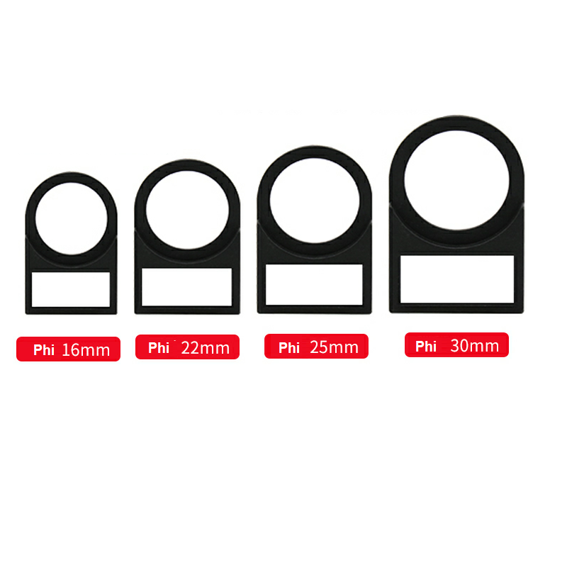 Mác ghi tên đèn báo pha, nút nhấn phi 16, phi 22, phi 25, phi 30 - bộ 10 cái