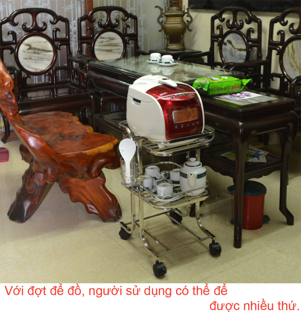 Kệ để nồi cơm điện cho bàn ăn