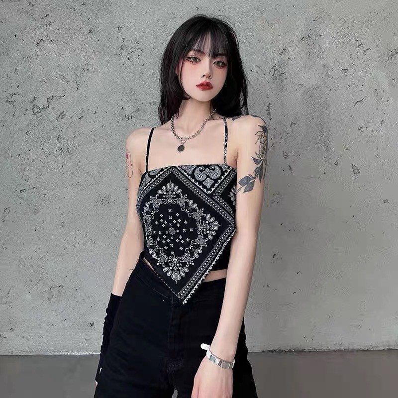 Áo hai dây khăn yếm bandana