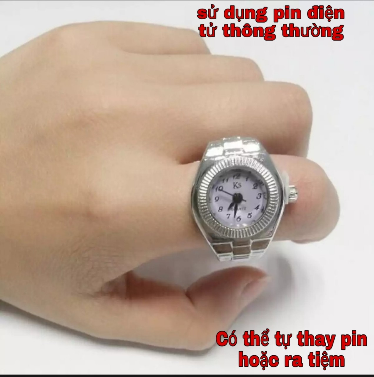 Nhẫn đồng hồ nam cá tính phong cách doanh nhân