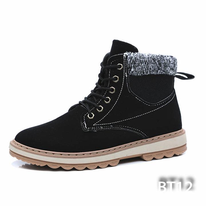 Giày Nam Cổ Cao BT12 - Màu Đen