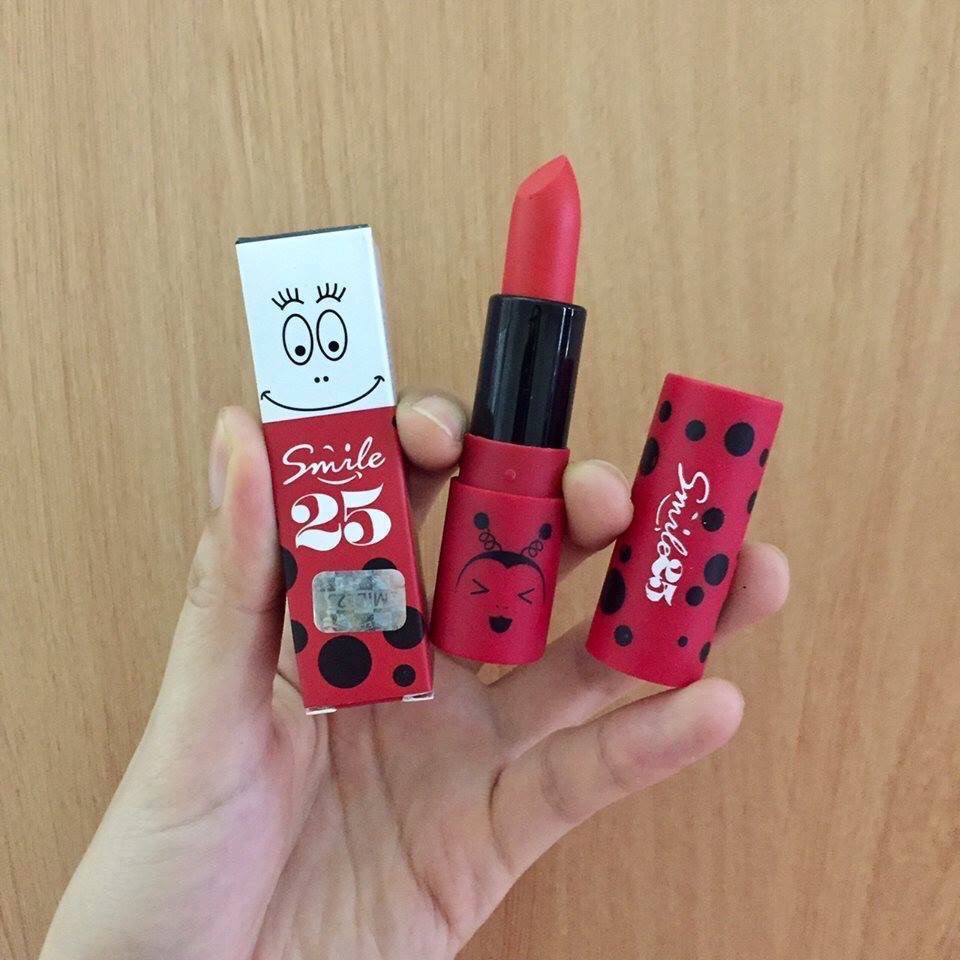 Son Smile 25 Tone Màu Đỏ Siêu Đẹp