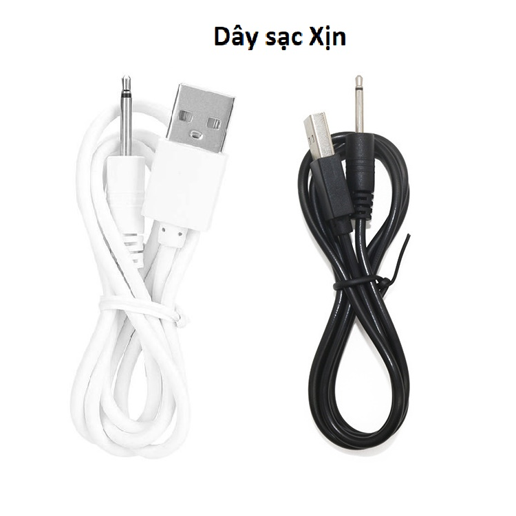 Dây sạc máy massage mini đầu 2.5 Aux, dành cho các loại máy massage mặt mắt body toàn thân đầu nhọn loại tốt