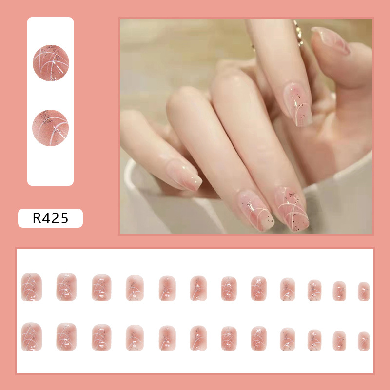 Set 24 móng tay giả làm nail AKa Store [R401-500]