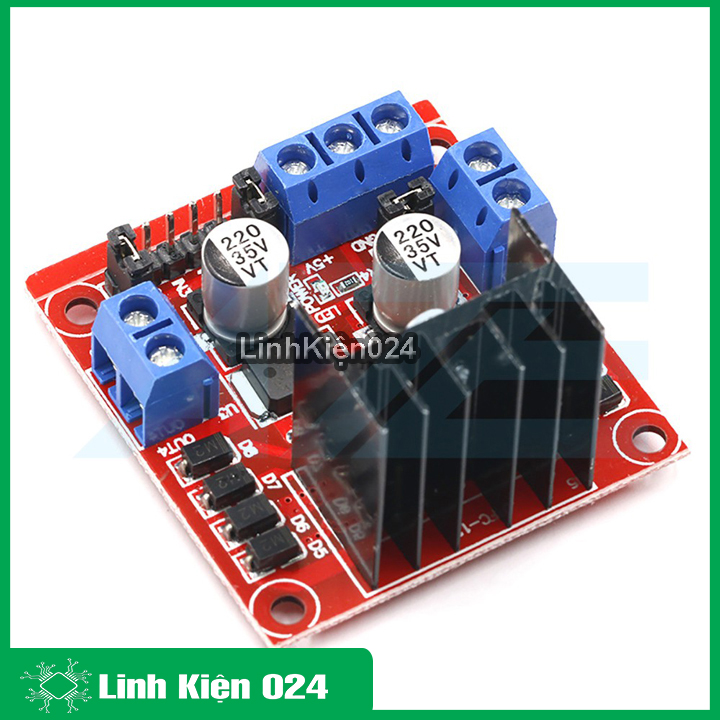 Module L298 mạch cầu H  điều khiển động cơ DC
