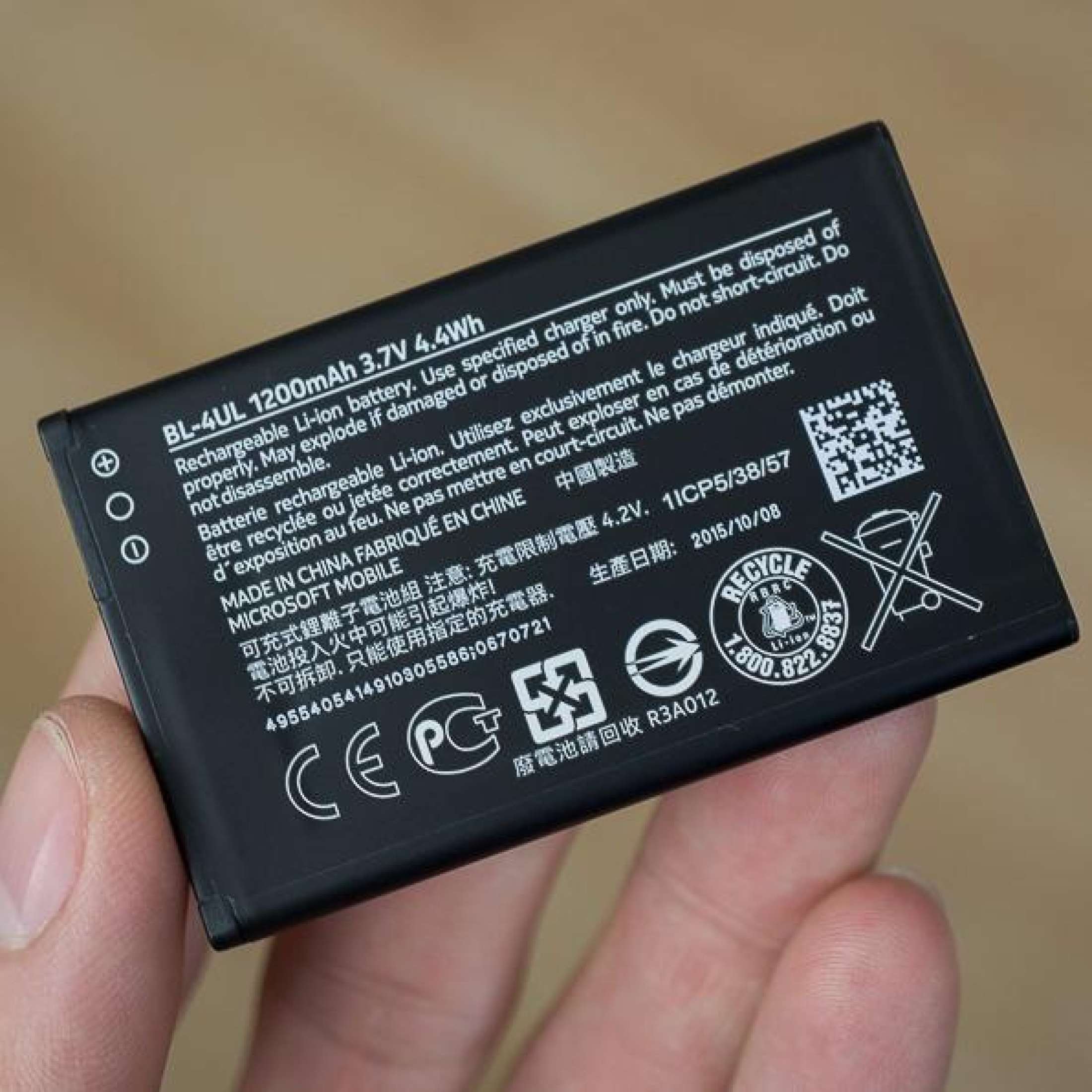 Pin Điện Thoại Gắn Trong NOKIA BL-4UL 1200mah 3.7v
