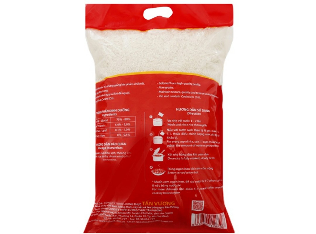 [HCM]Gạo thơm Jasmine Tấn Vương