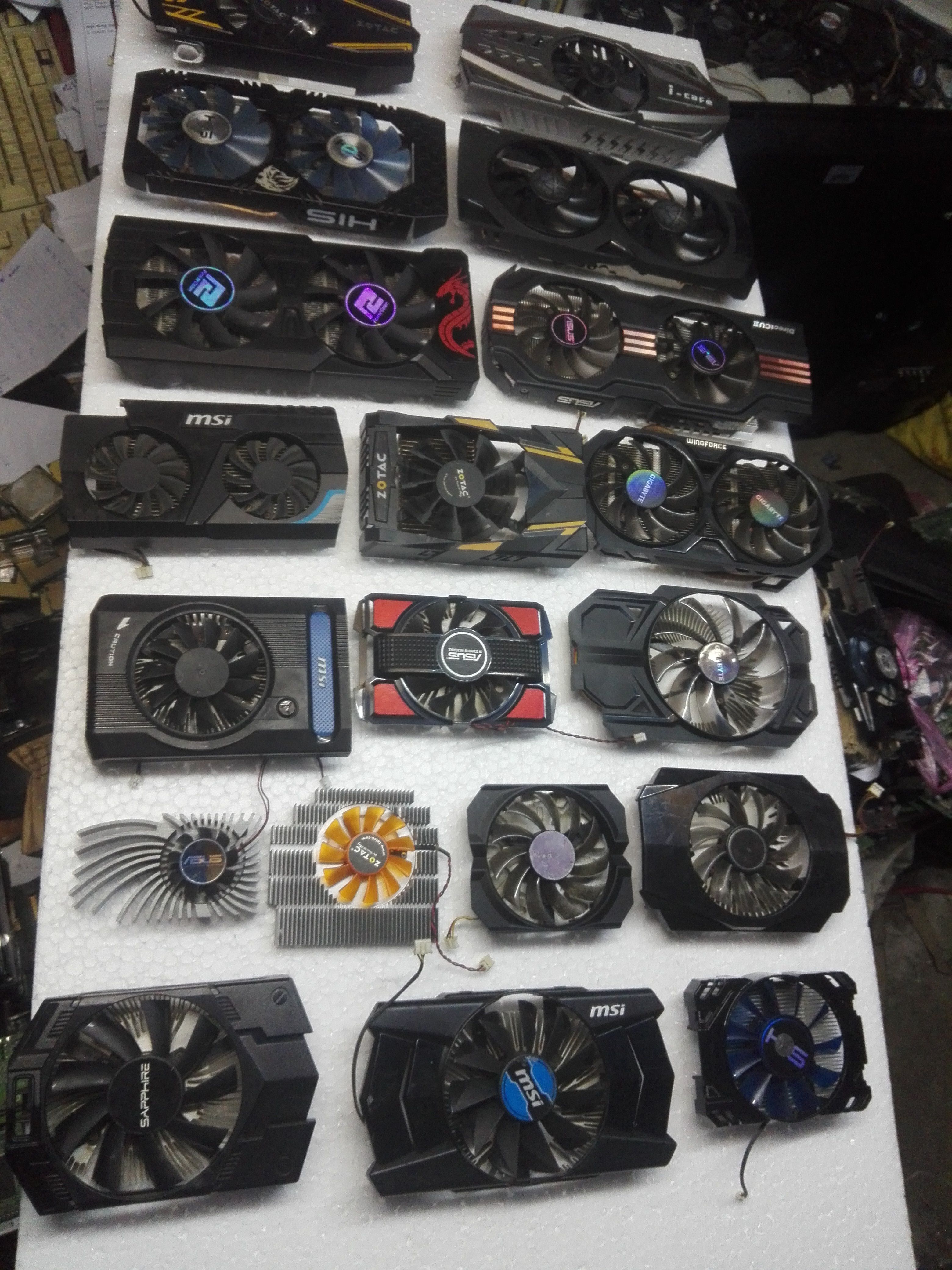 Fan tản nhiệt Card Màn Hình VGA Zotac 630 730 750ti 1 Fan