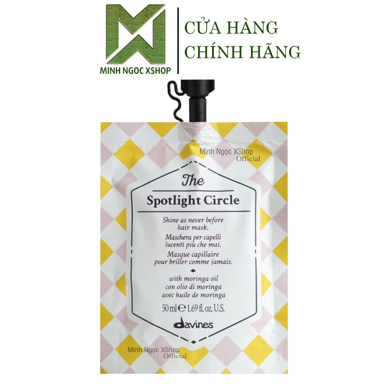 Mặt nạ tóc tạo bóng hoàn hảo Davines Spotlight Circle 50ML