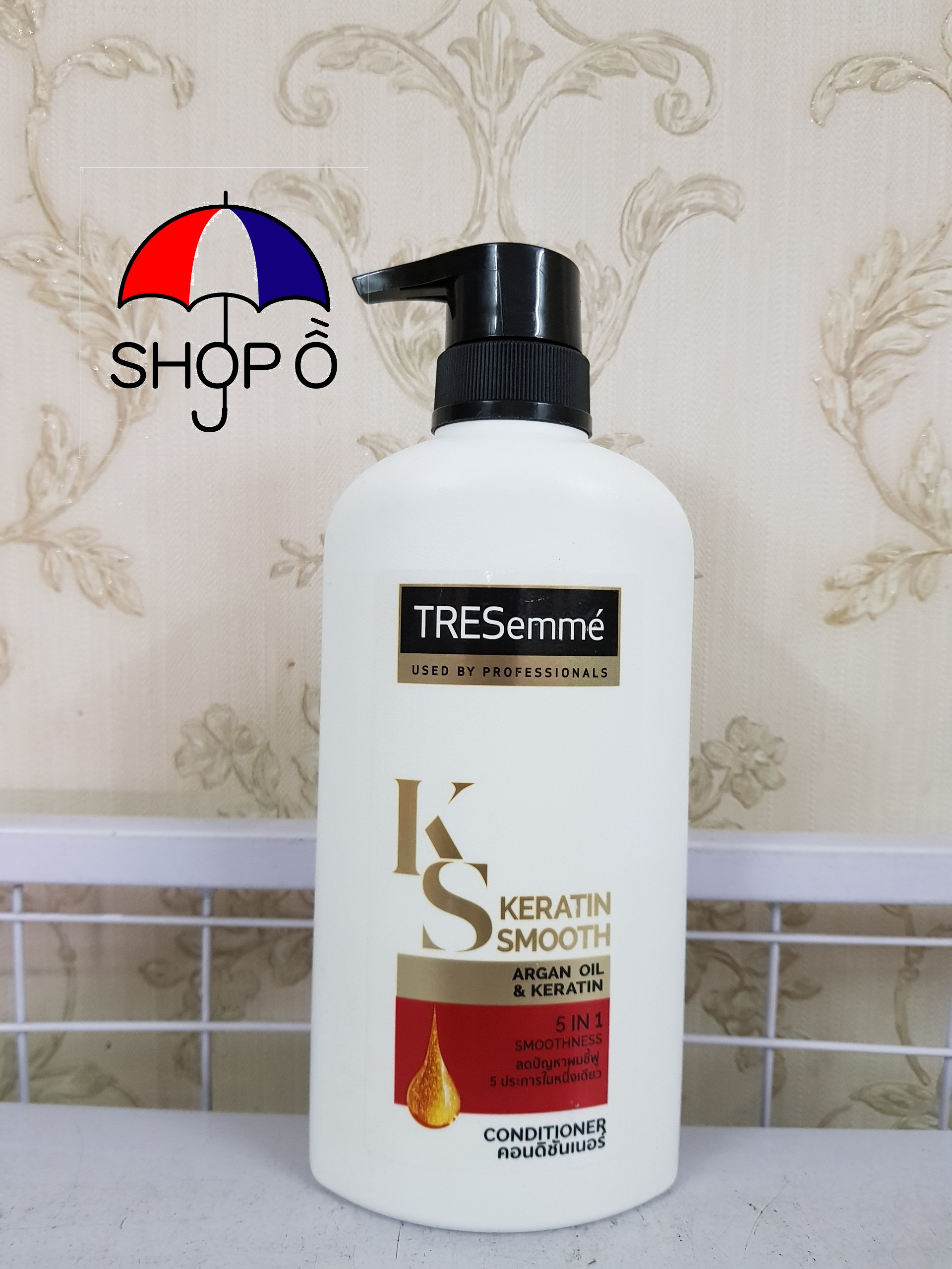 Dầu xả Tresemme Keratin smooth 450ml