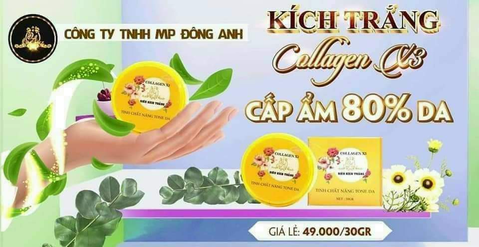 [HCM]Kích Trắng Colagen X3