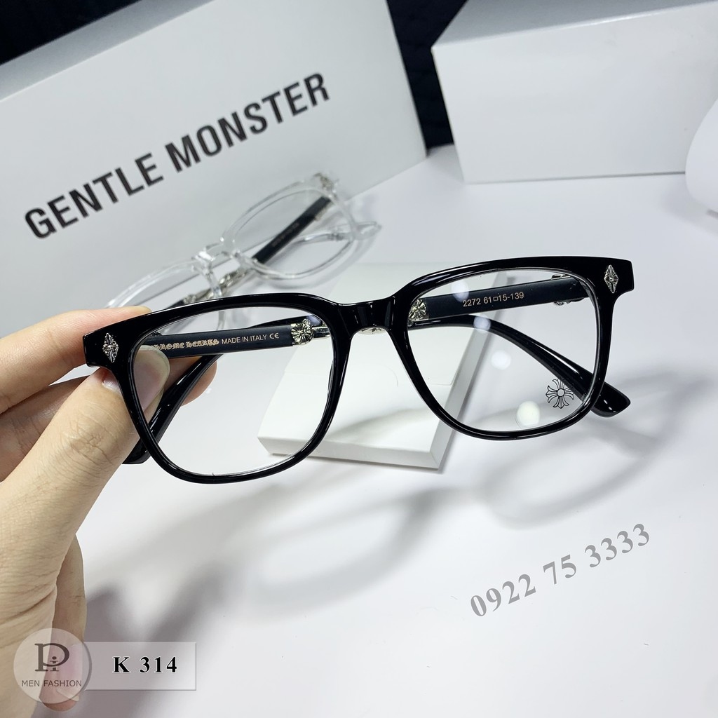 Kính Mắt Nam Nữ - Gọng Kính Lắp Mắt Cận - CM - 2020 - K314 - 2 màu - shopthoitrang