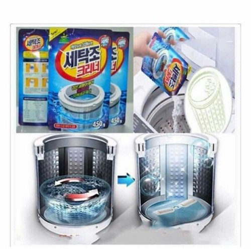 Bột tẩy lồng máy giặt tiện lợi (combo 2 gói)