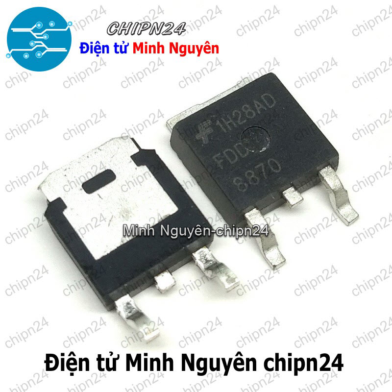 [2 con] (SOP) Mosfet Dán FDD8870 TO-252 Hàng Tốt 160A 30V Kênh N (SMD) (FDD 8870) - HH002405