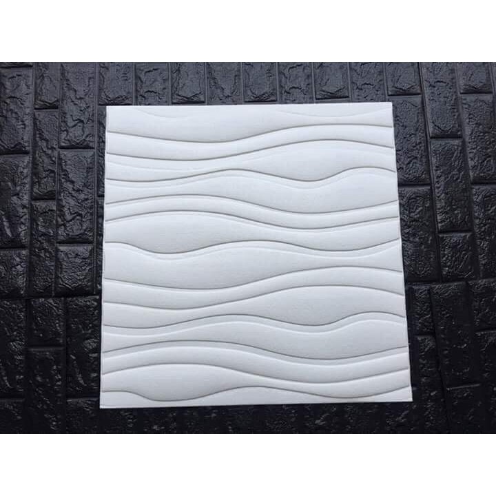 Xốp dán tường 3d Vân Sóng 70x77cm
