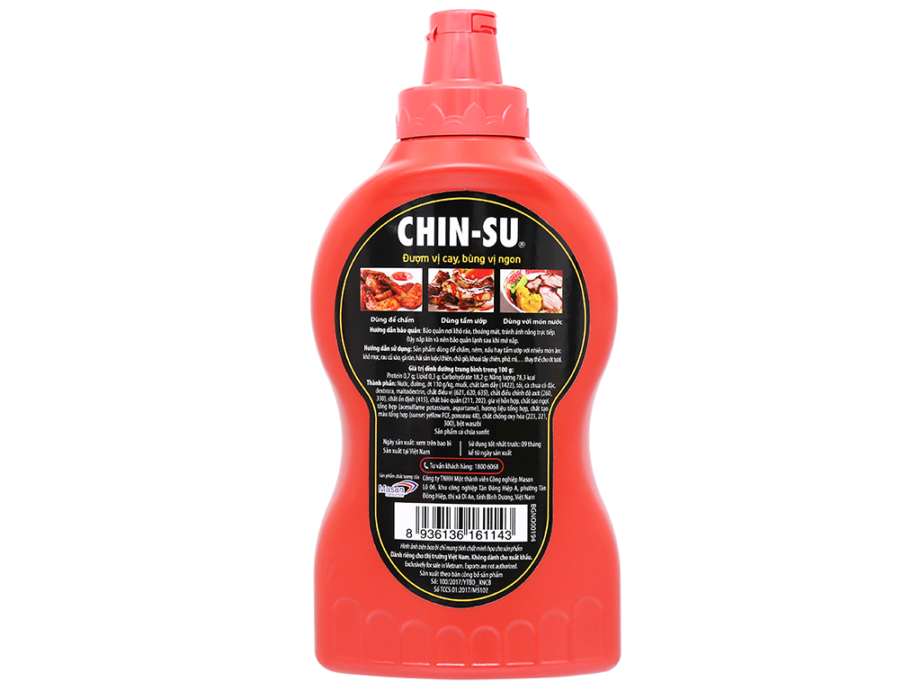[Siêu thị WinMart] - Tương ớt Chin-su chai eo 500g