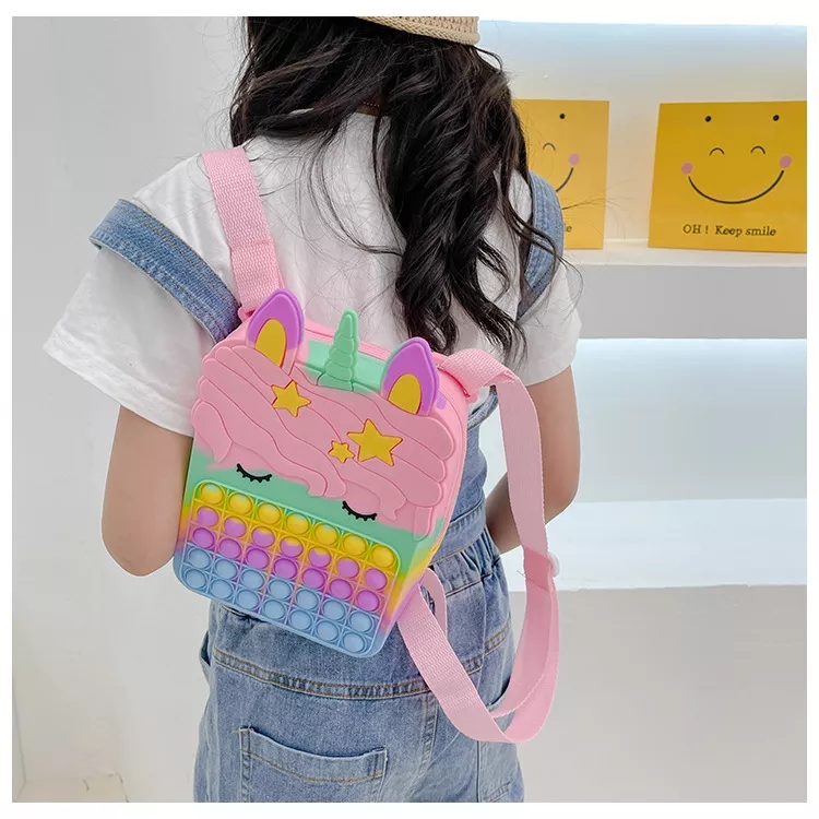 Balo POP IT PONY bằng silicon