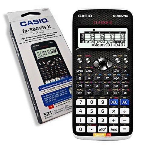 [ Chính hãng] Máy tính học sinh Casio FX580 VNX (Casio 580)