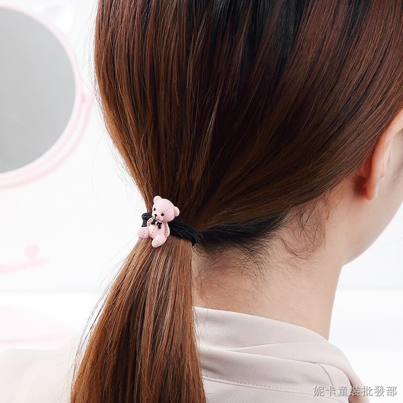 (01PCS) THUN CỘT TÓC CHÚ GẤU