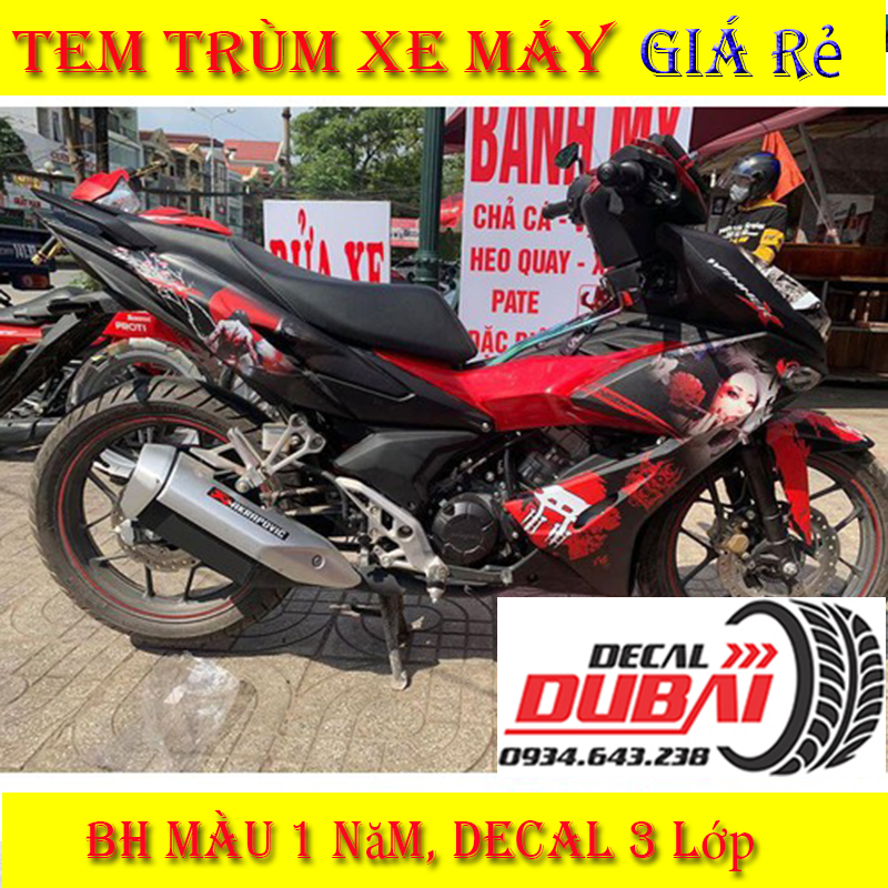 Tem Trùm Winner X Samurai Đen Đỏ
