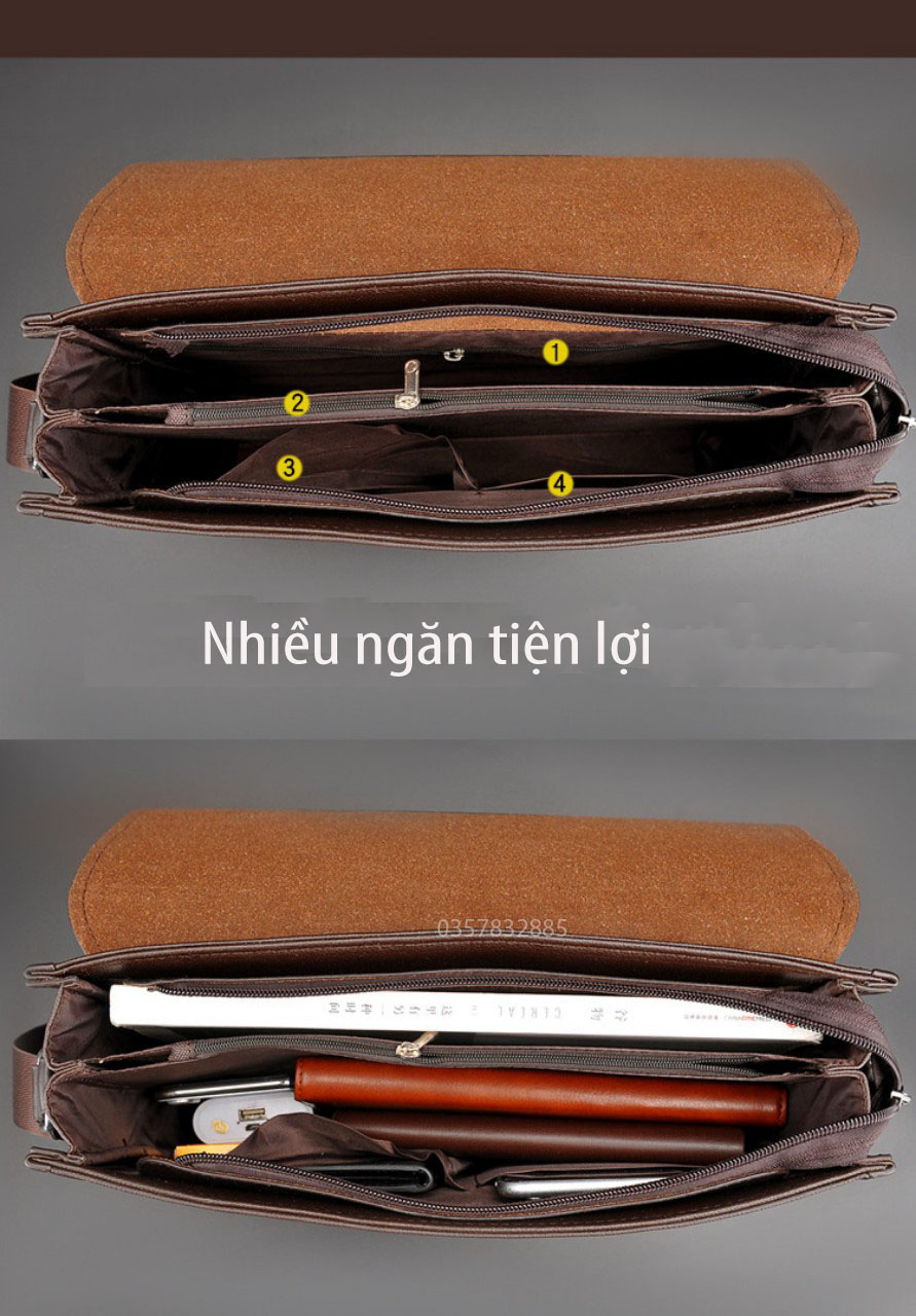 1. Cặp Da Nam Công Sở KG001