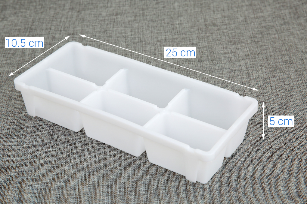 Combo 2 chiếc khay làm đá 6 viên loại to (không nắp)