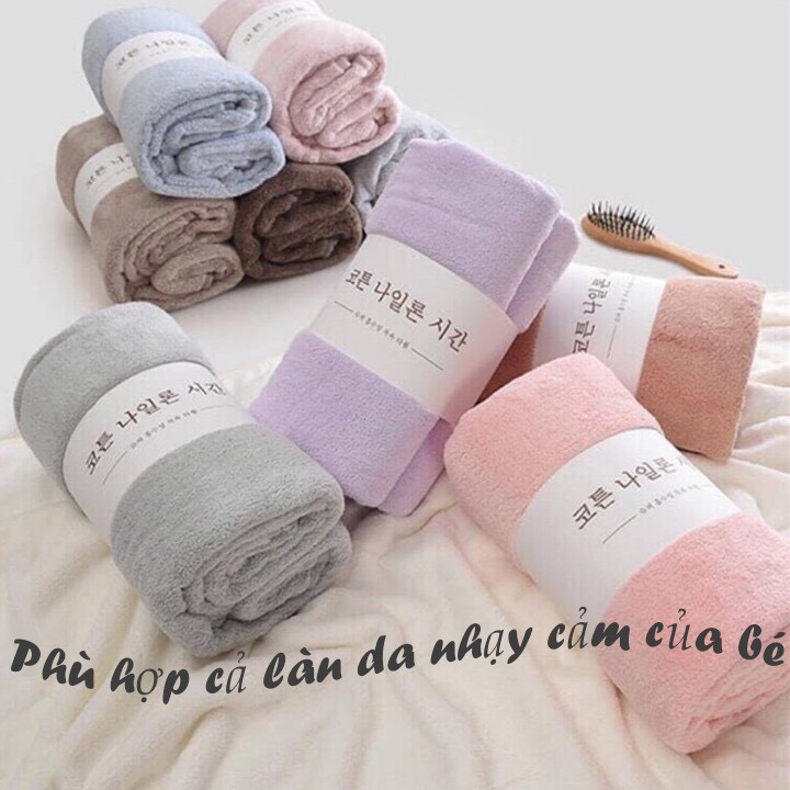 Sét Khăn tắm to và khăn tắm nhỡ mềm mịn